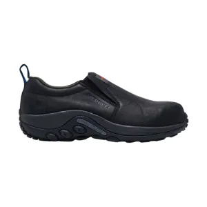 Merrell Men's Jungle Moc Leather Composite Toe Work Shoe - Black
