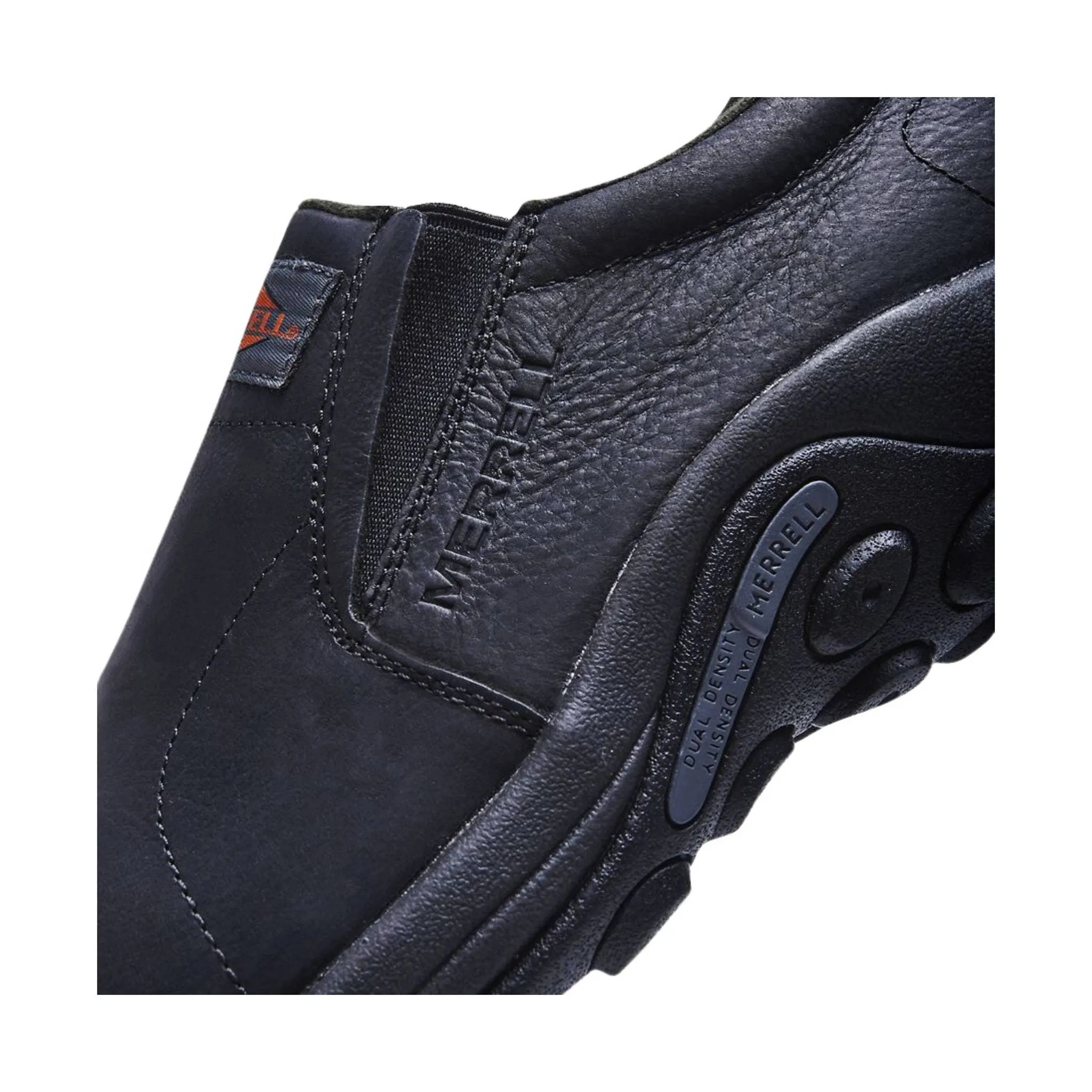 Merrell Men's Jungle Moc Leather Composite Toe Work Shoe - Black