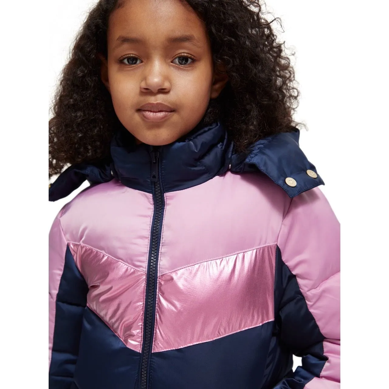Metallic Colourblock Jacket
