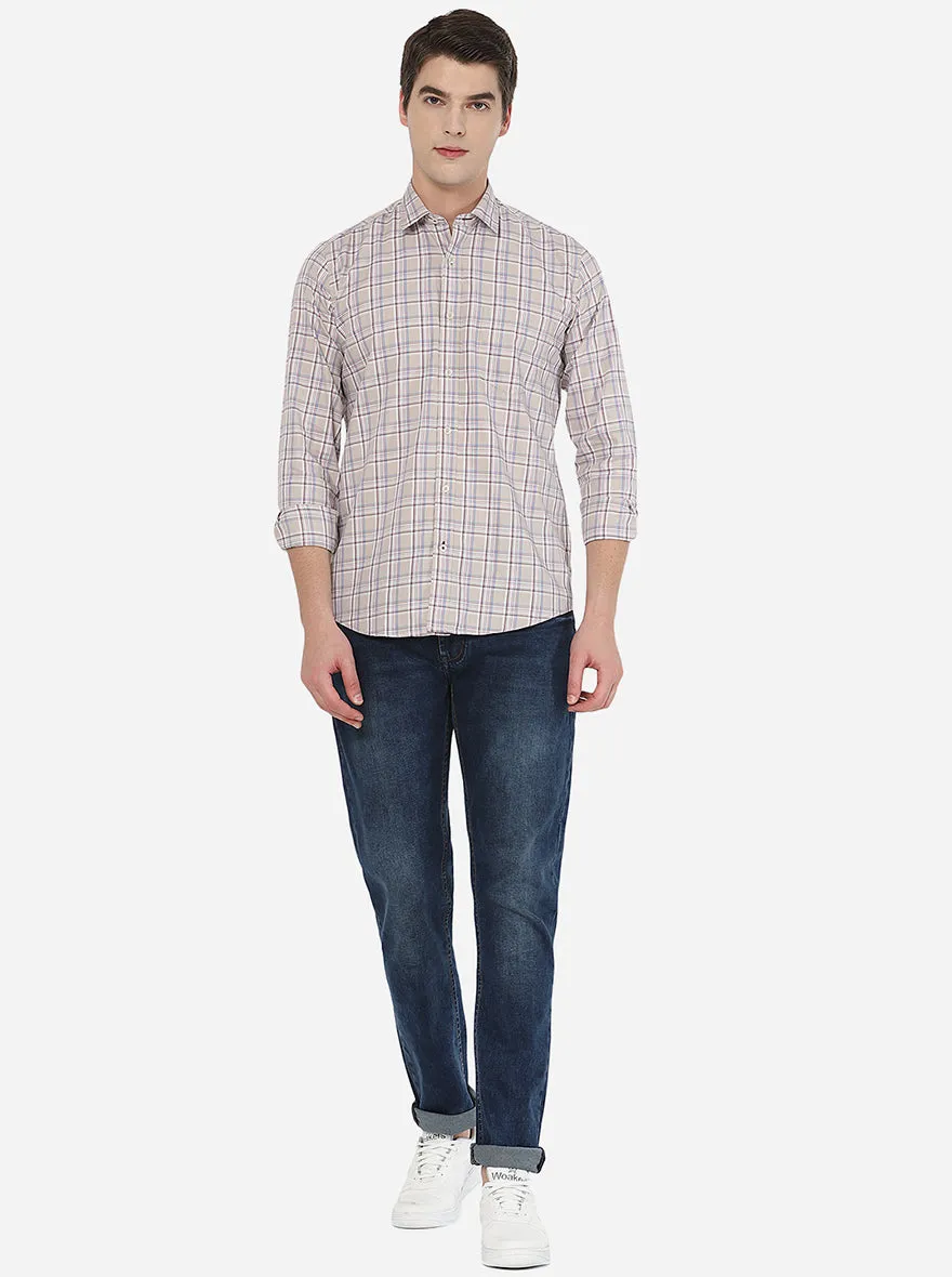 Mid Blue Washed Slim Fit Jeans | JadeBlue