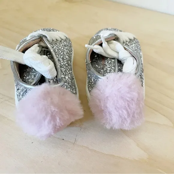 Minna Parikka Glitter Bunny Sneakers toddler Sz 21 US 6