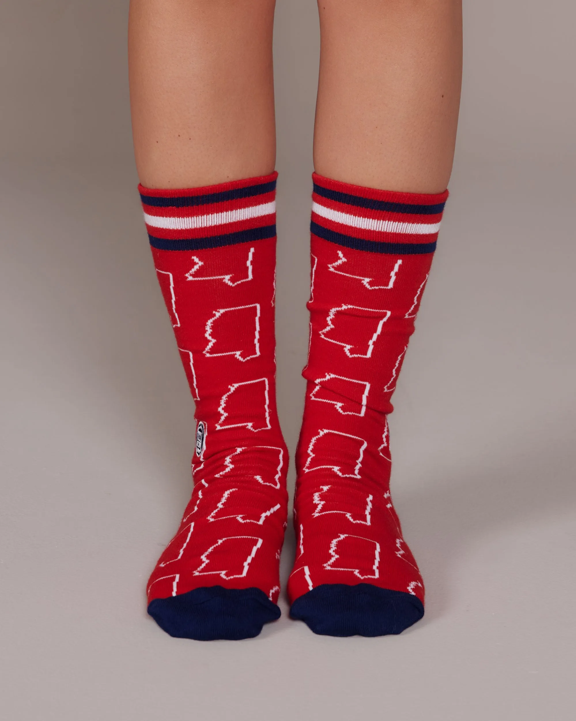 Mississippi Red Socks
