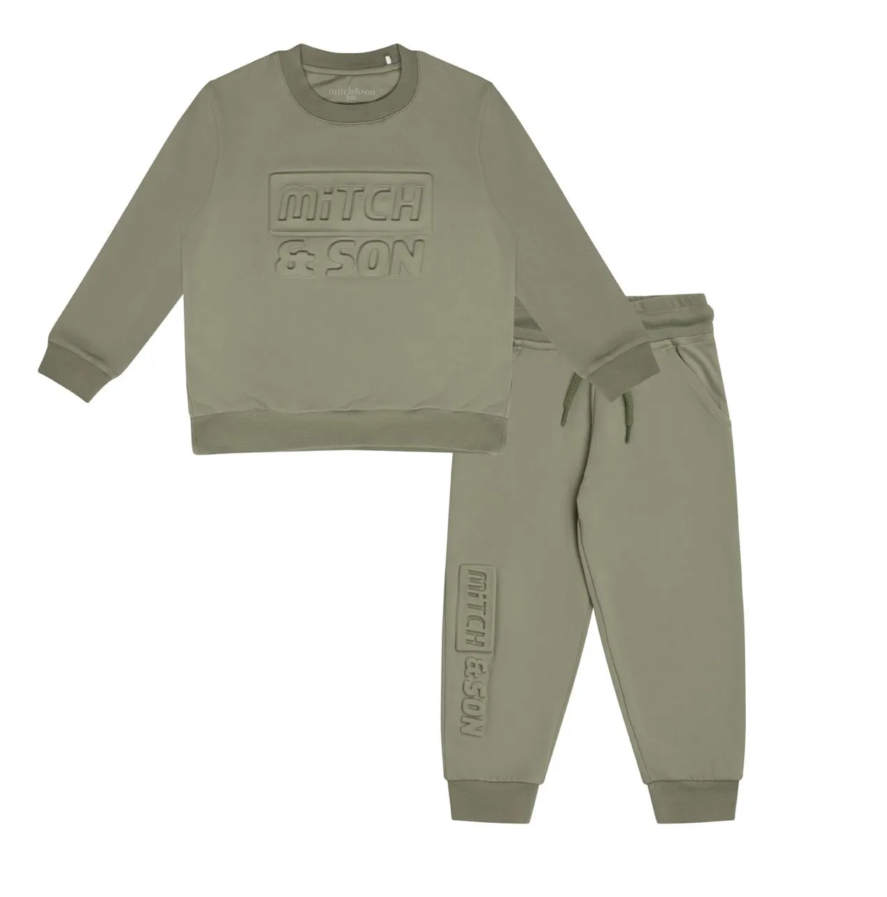 Mitch & Son CHRISTIAN Khaki Embossed Tracksuit MS24605