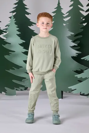 Mitch & Son CHRISTIAN Khaki Embossed Tracksuit MS24605