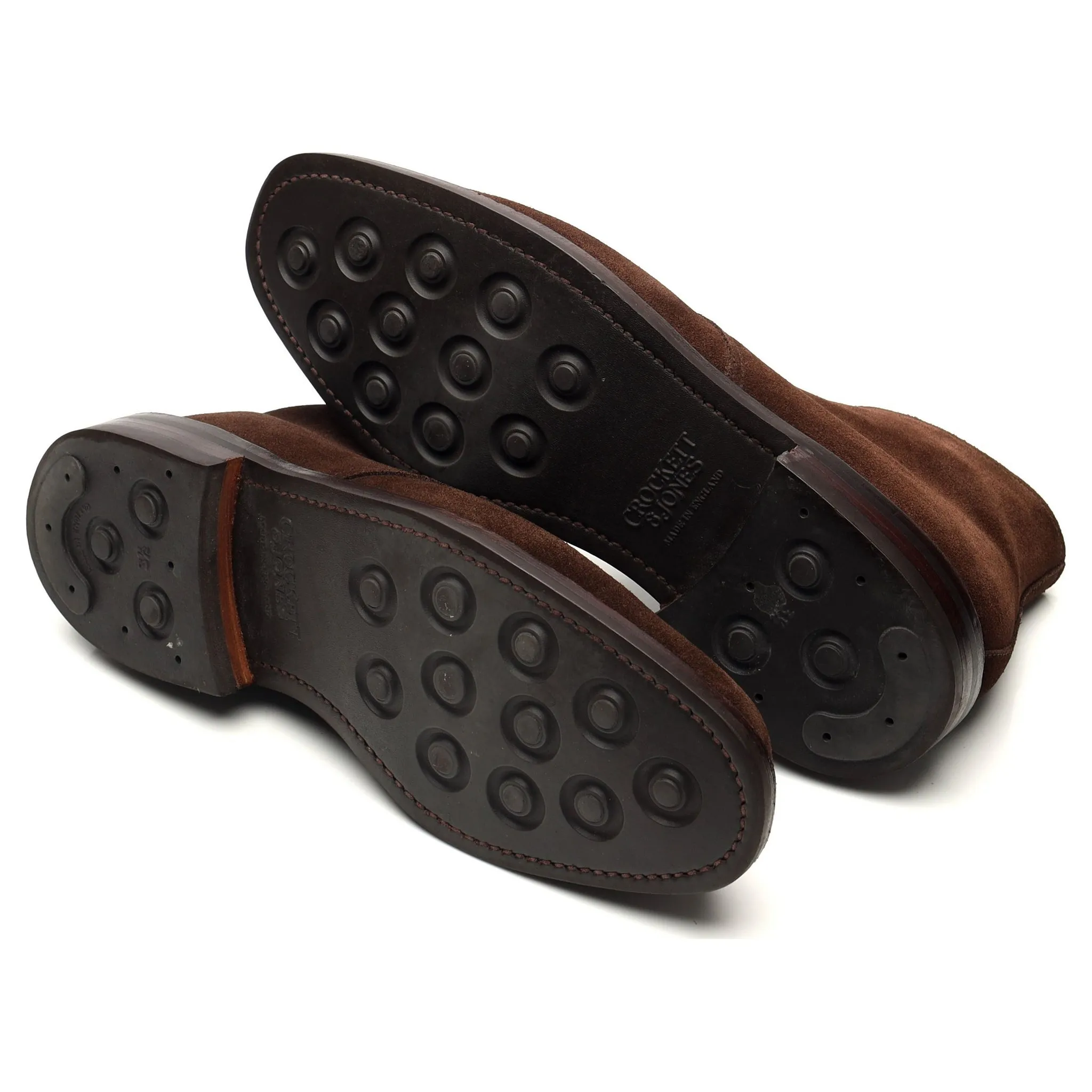 'Molton' Dark Brown Suede Chukka Boots UK 7.5 E