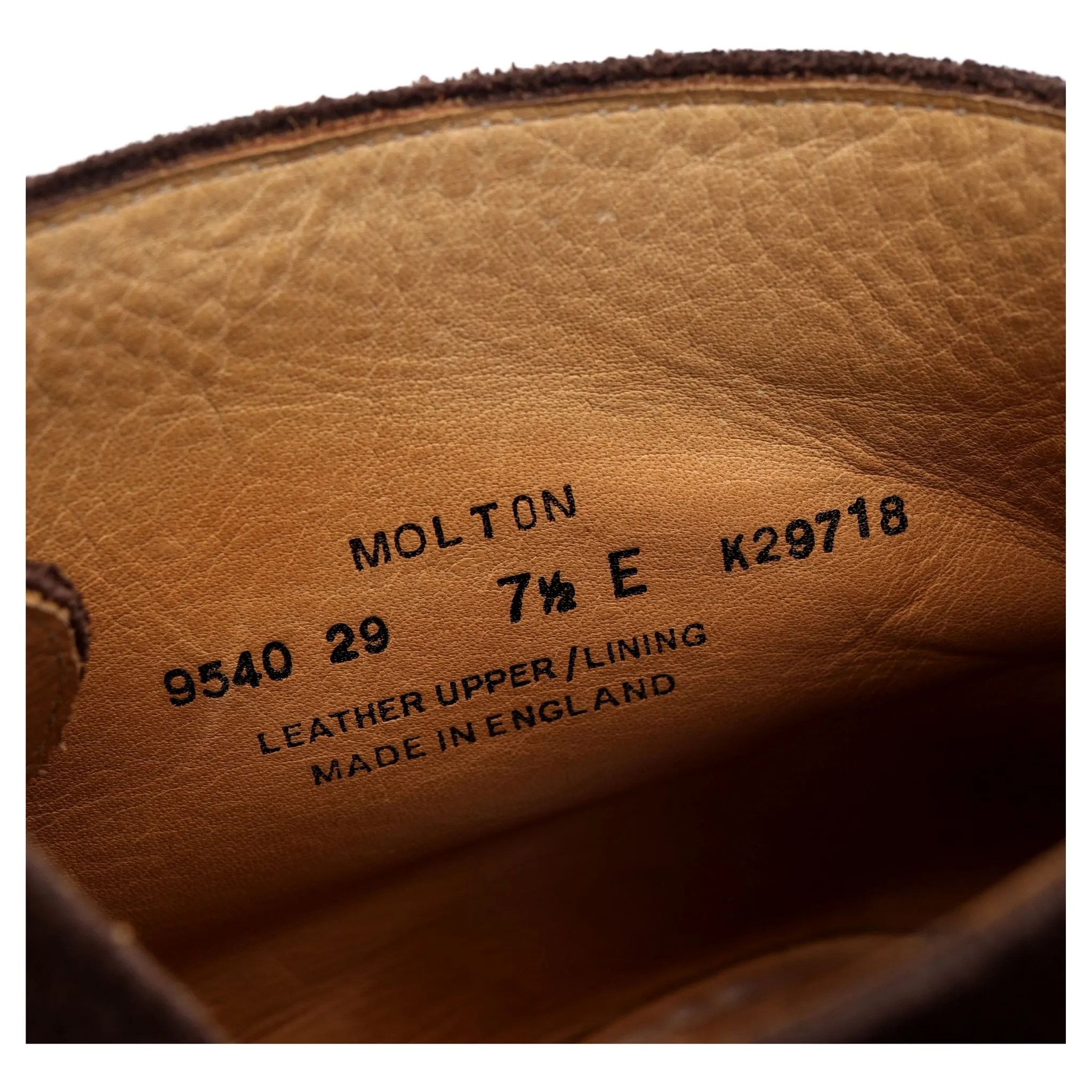 'Molton' Dark Brown Suede Chukka Boots UK 7.5 E