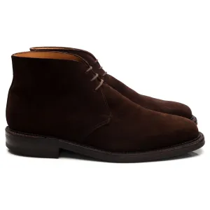 'Molton' Dark Brown Suede Chukka Boots UK 7.5 E