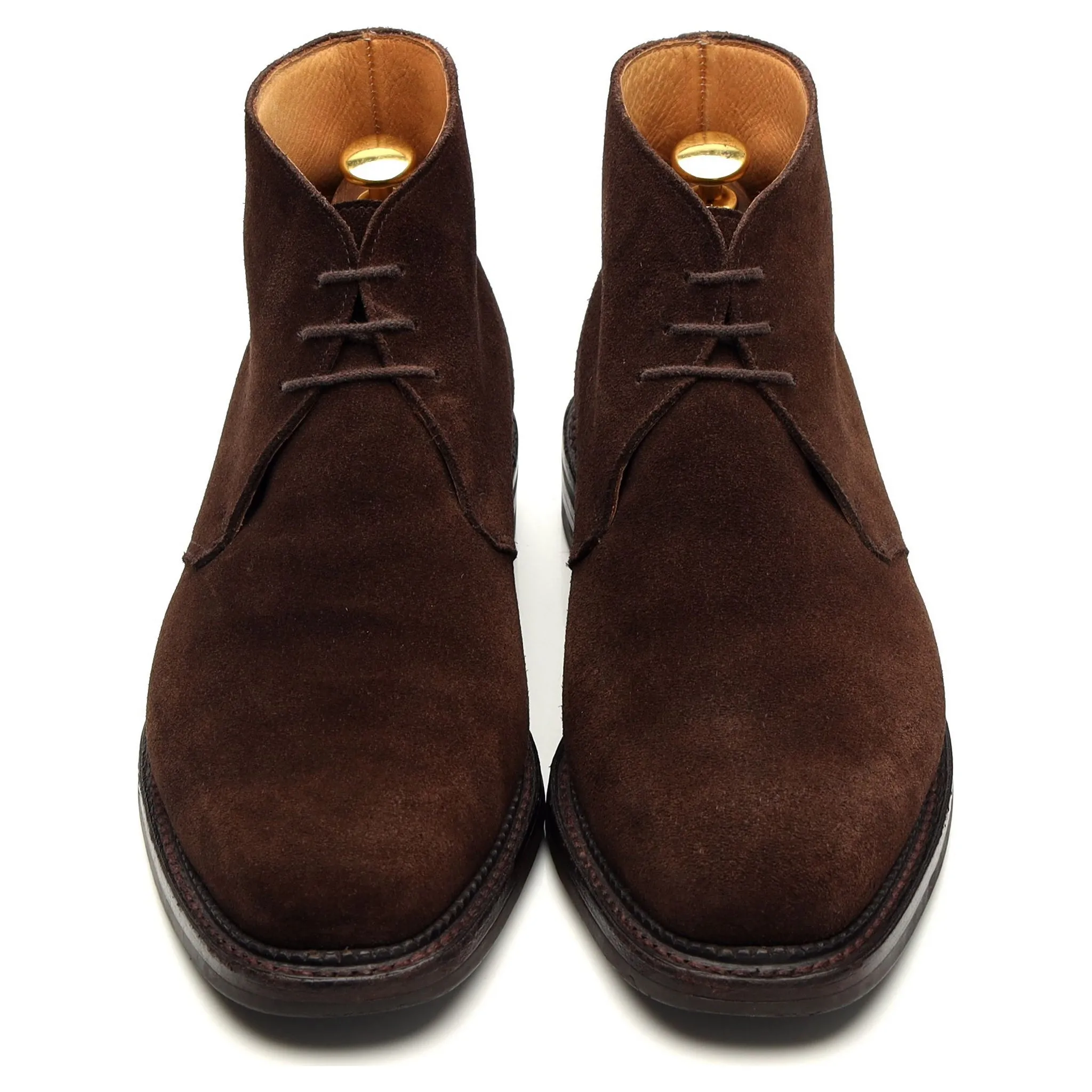 'Molton' Dark Brown Suede Chukka Boots UK 7.5 E