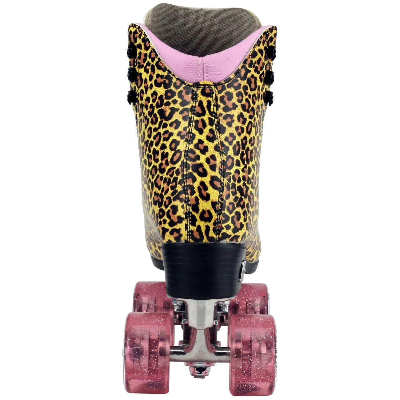 Moxi Ivy Jungle Roller Skates - Leopard/Pink