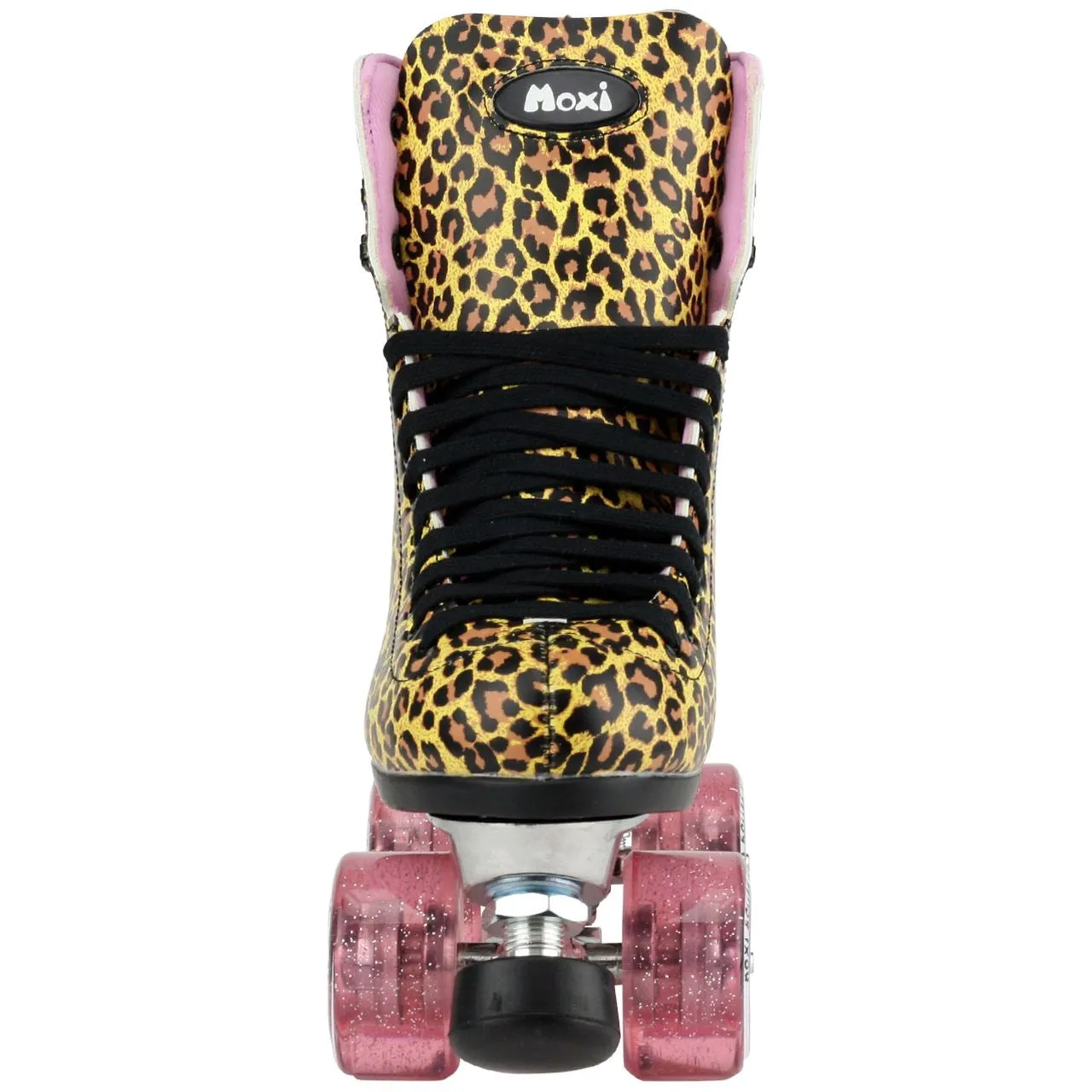 Moxi Ivy Jungle Roller Skates - Leopard/Pink