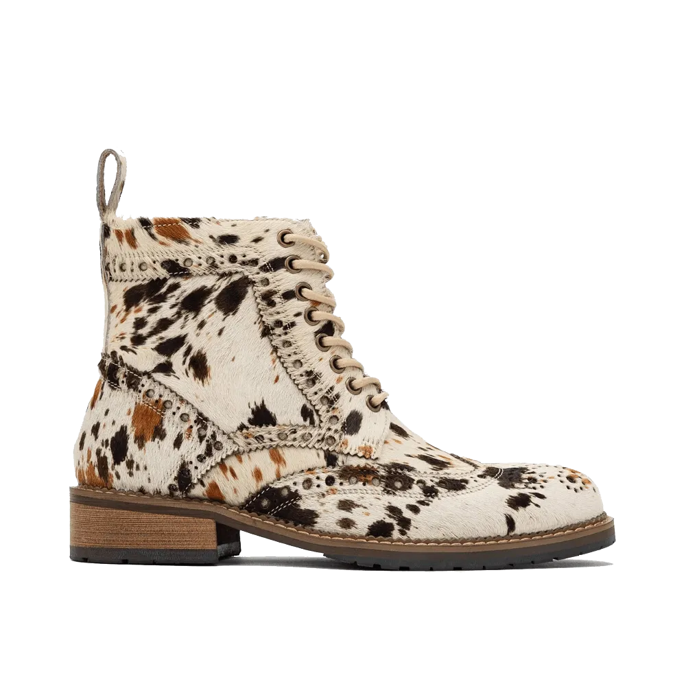 Ms. Belmont Appaloosa Wingtip Boots