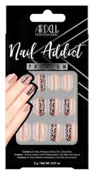Nail Addict Premium Nail Set, Cheetah Accent