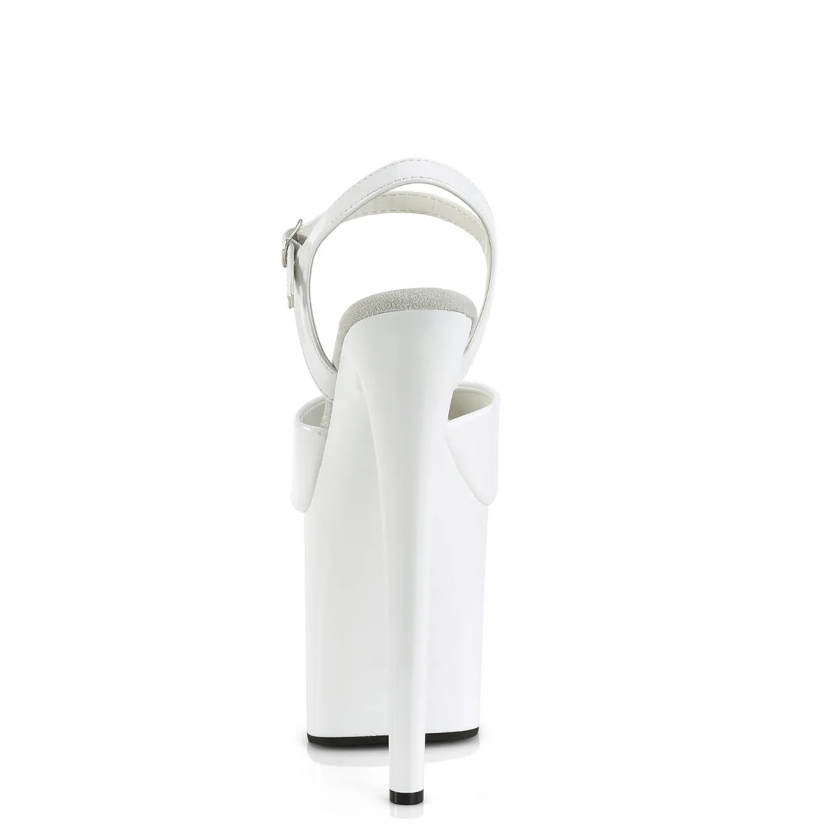 NAUGHTY-809  White Patent/White