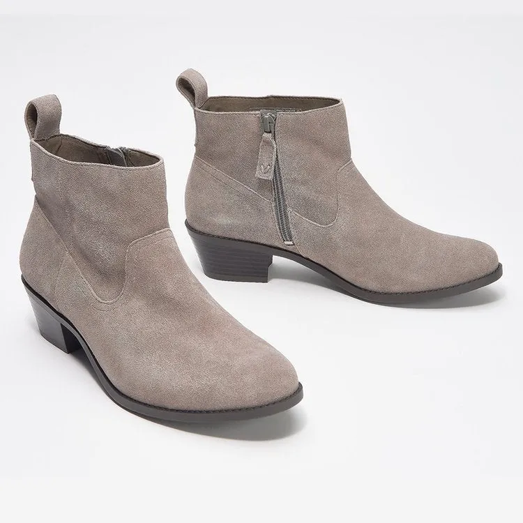 New British Style Martin Boots Thick Mid-heel