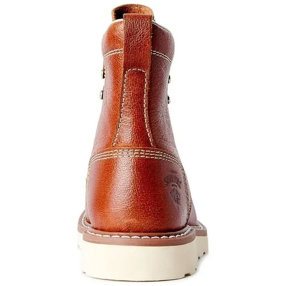 NEW Herman Survivors Men's Oakridge 6&quot; Steel‎ Toe Work Boots Leather Size 7½