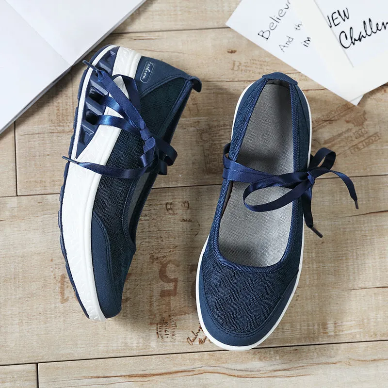 New Korean Style Comfortable Casual Shoes With Thick Sole