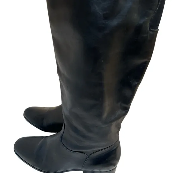 NEW NATURALIZER 🌼 Elegant Black Leather Women's Boots , Sz 7N .