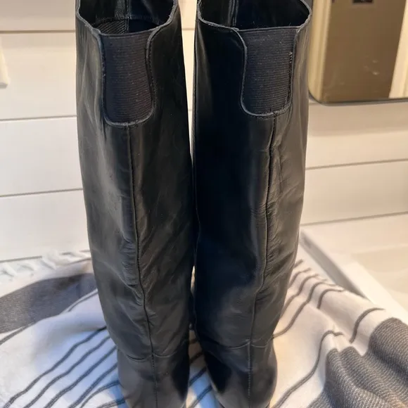 NEW NATURALIZER 🌼 Elegant Black Leather Women's Boots , Sz 7N .