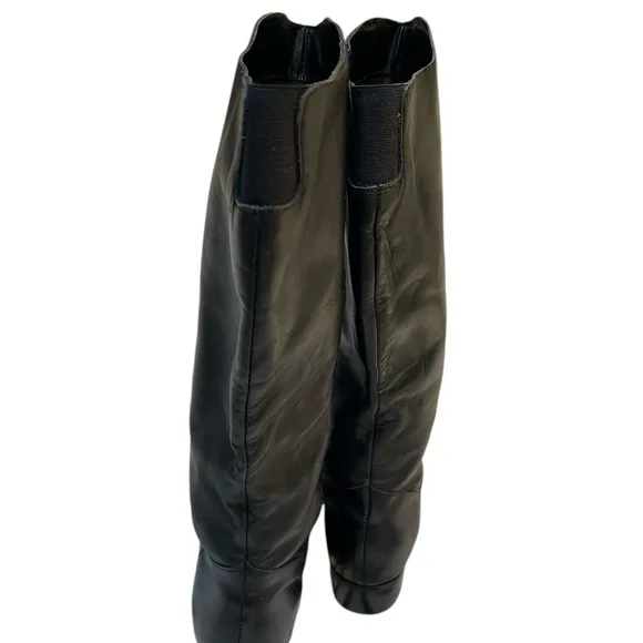 NEW NATURALIZER 🌼 Elegant Black Leather Women's Boots , Sz 7N .