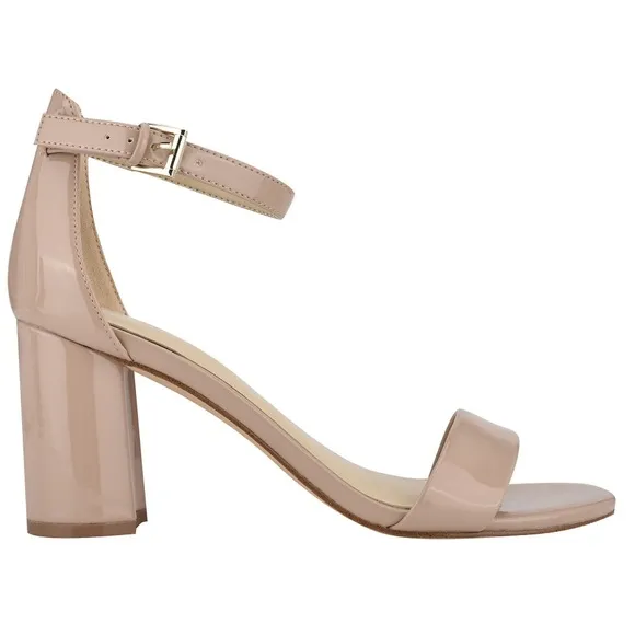NEW NINE WEST PRUCE ANKLE STRAP BLOCK HEEL SANDALS