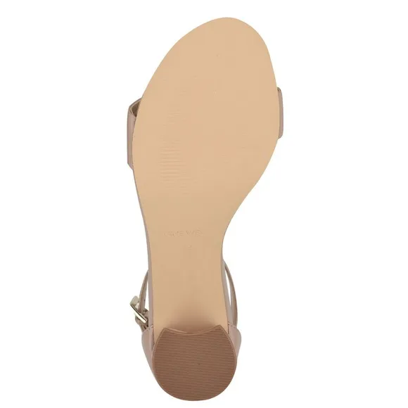 NEW NINE WEST PRUCE ANKLE STRAP BLOCK HEEL SANDALS
