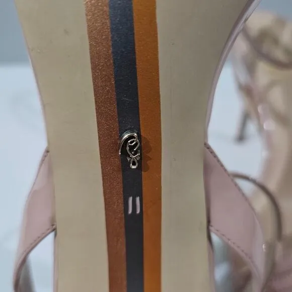 NEW Sam Edelman Gemmie Heel Stiletto Sandal Sunrise Blush Size 11