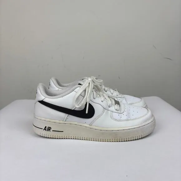 Nike Air Force 1 Low AN20 White Black Sneakers Shoes Kid's 6Y