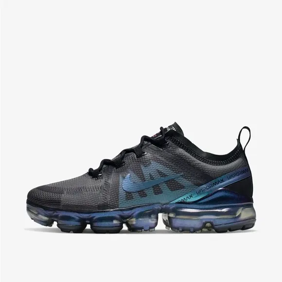 Nike Air VaporMax 2019 Throwback Future Size 8 Sneakers Gray Metallic AR6631-001