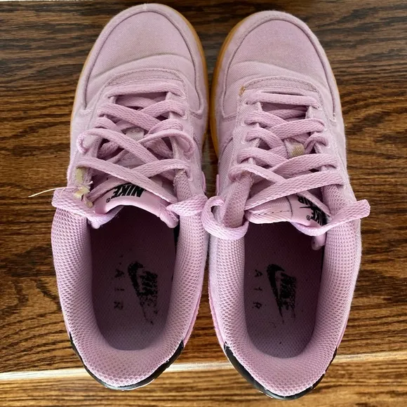 Nike Airforce 1 pink canvas 4.5Y (6.5W)