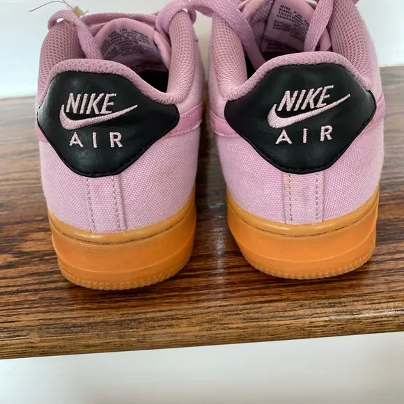 Nike Airforce 1 pink canvas 4.5Y (6.5W)