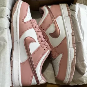 Nike Dunk Low Pink and White Low-Top Sneakers