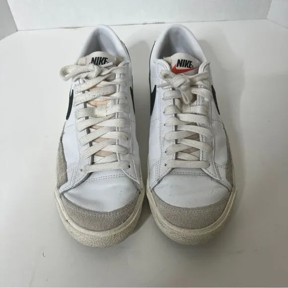 Nike Men’s Blazer Low '77 Vintage 'White Black' DA6364-101 Sneakers Size 7.5