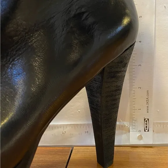 Nine West Platform Boot - Size 8.5M “Iverges” - 4”Heel. Black