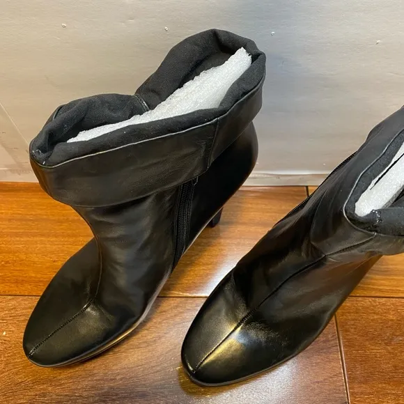 Nine West Platform Boot - Size 8.5M “Iverges” - 4”Heel. Black