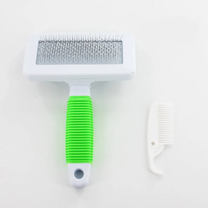 Non-slip handle pet comb