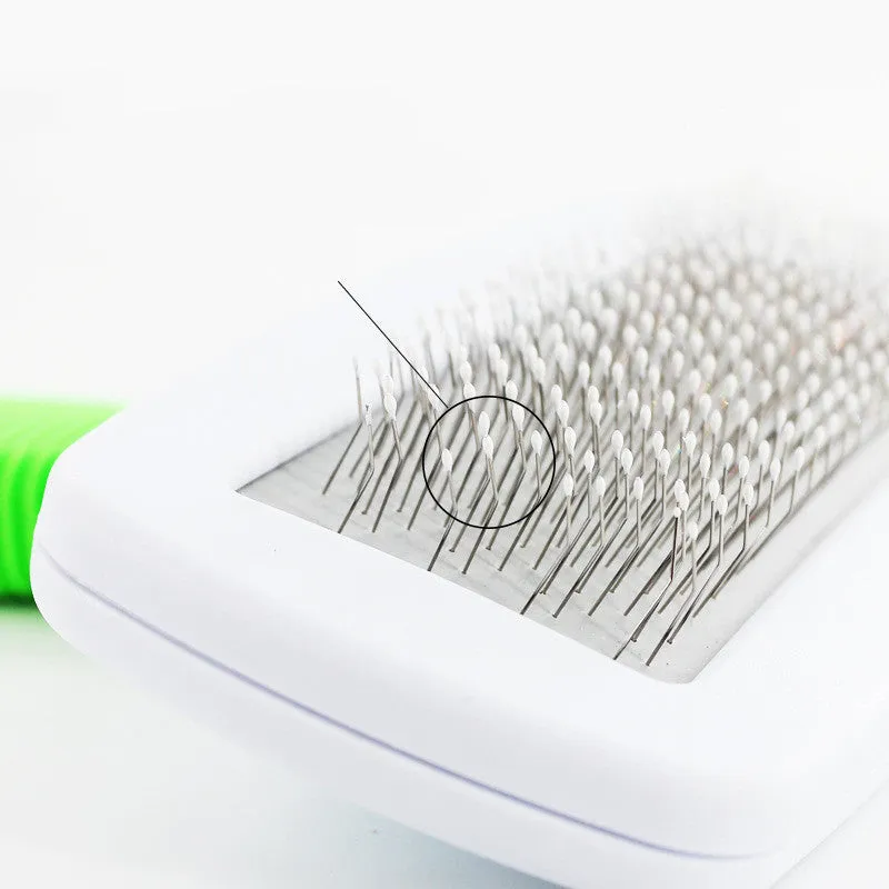 Non-slip handle pet comb