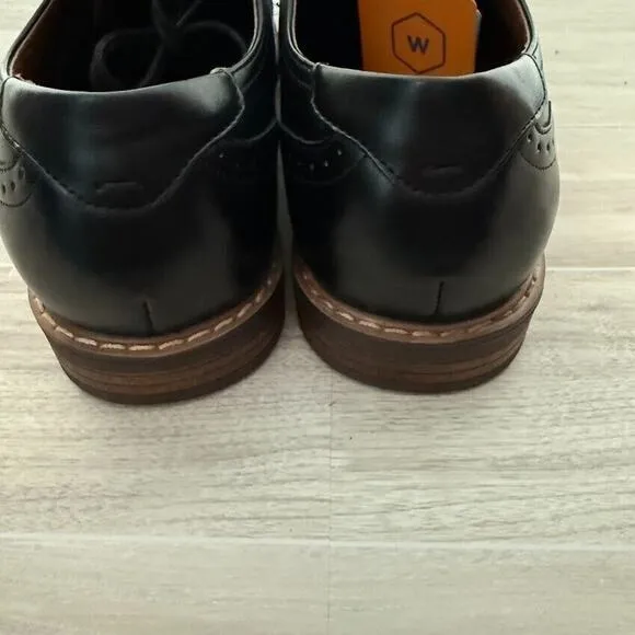 NUNN BUSH Royce CT OX Men' SZ 8W -Black Comfort Casual Dress Shoe New 81073-001