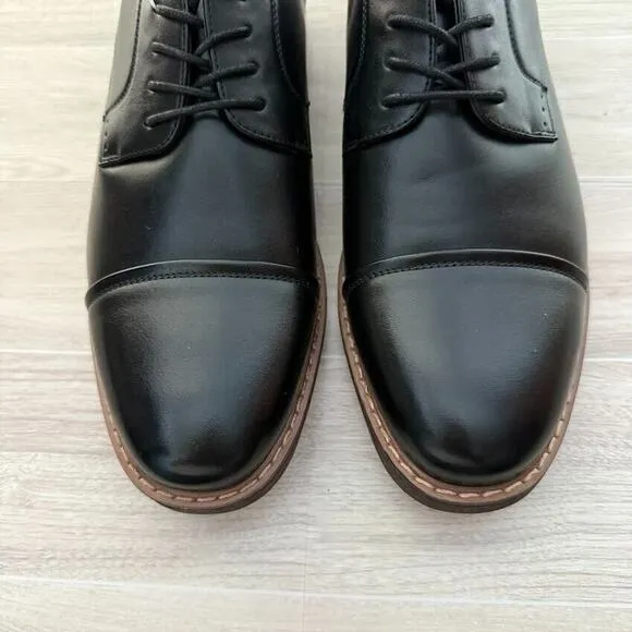 NUNN BUSH Royce CT OX Men' SZ 8W -Black Comfort Casual Dress Shoe New 81073-001