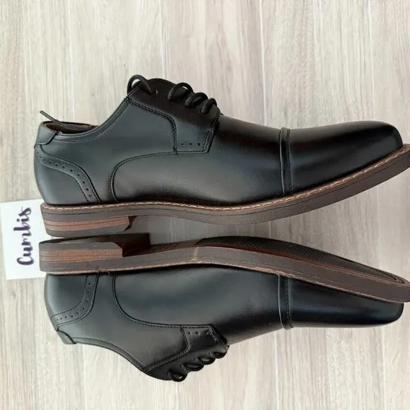 NUNN BUSH Royce CT OX Men' SZ 8W -Black Comfort Casual Dress Shoe New 81073-001