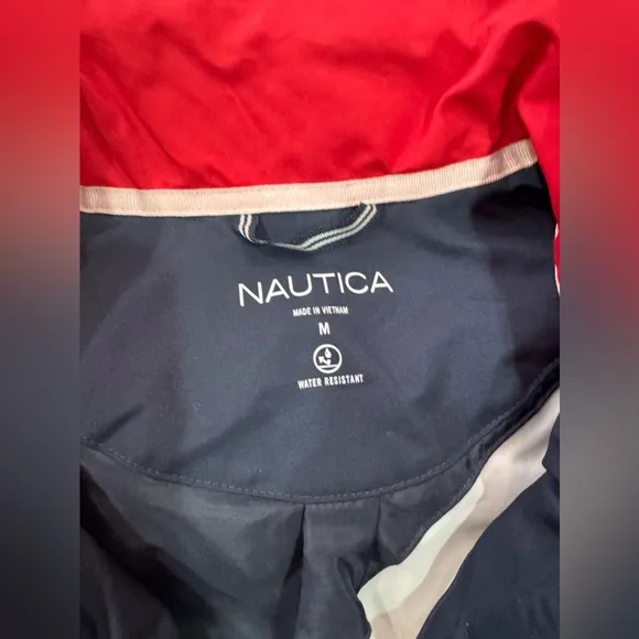 NÁUTICA colorblock hooded jacket ✨
