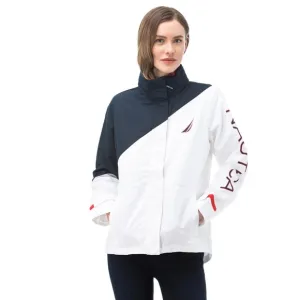 NÁUTICA colorblock hooded jacket ✨