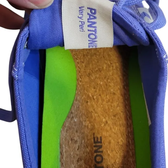 NWOT CARIUMA X Pantone OCA Low Canvas Sneaker Very Peri Purple Cork Insoles 8