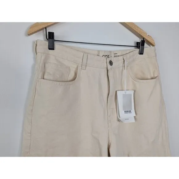 NWT COS Cotton Tapered High Rise Ankle Jean