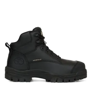 Oliver 45-640Z 130mm Black Zip Sided Hiker Boot