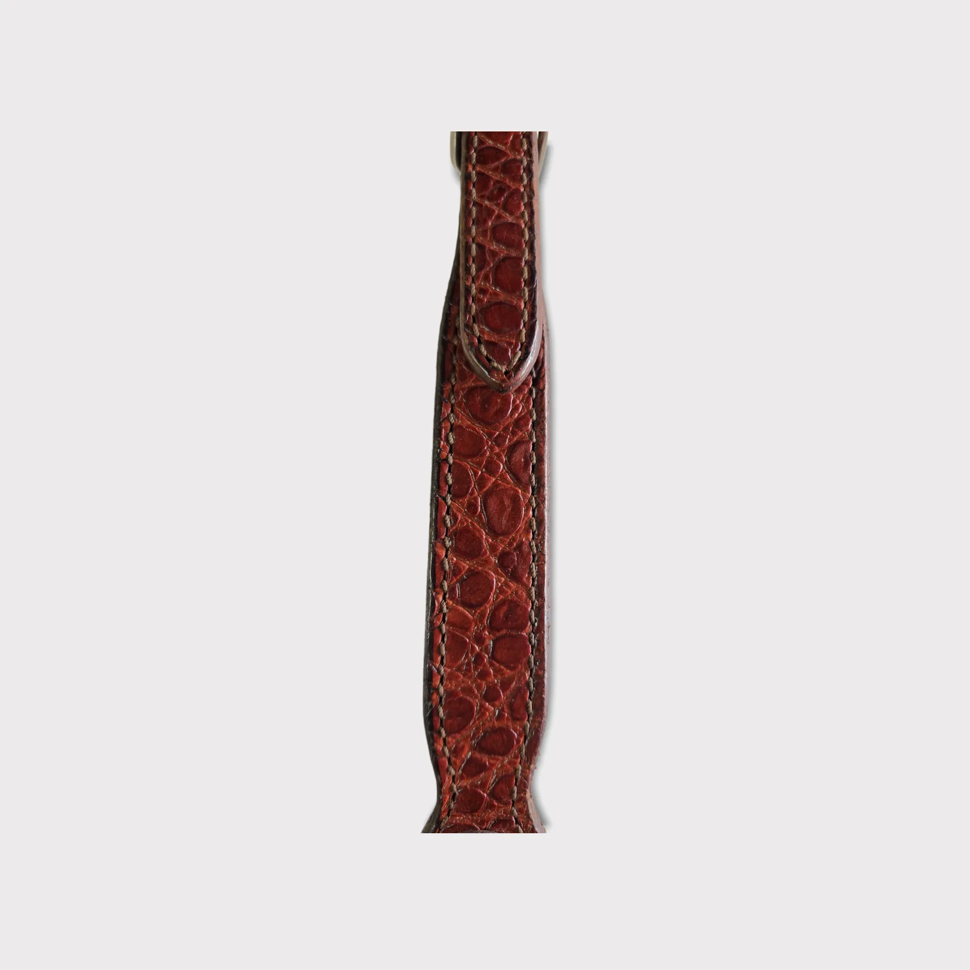 One Ear Alligator Print Headstall