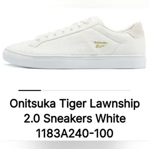Onitsuka Tiger Lawnship 2.0 Sneaker Cream Size 4.5