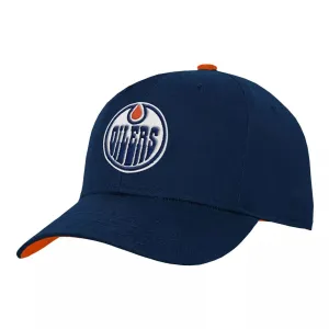 Outer Stuff NHL Precurve Toddler Snapback Hat - Edmonton Oilers