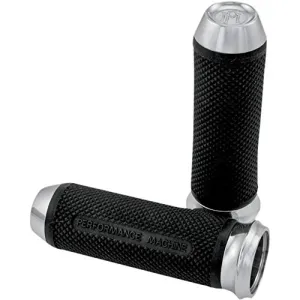 Performance MacHine Elite Grips Chrome for Harley-Davidson All Models 1984-2011