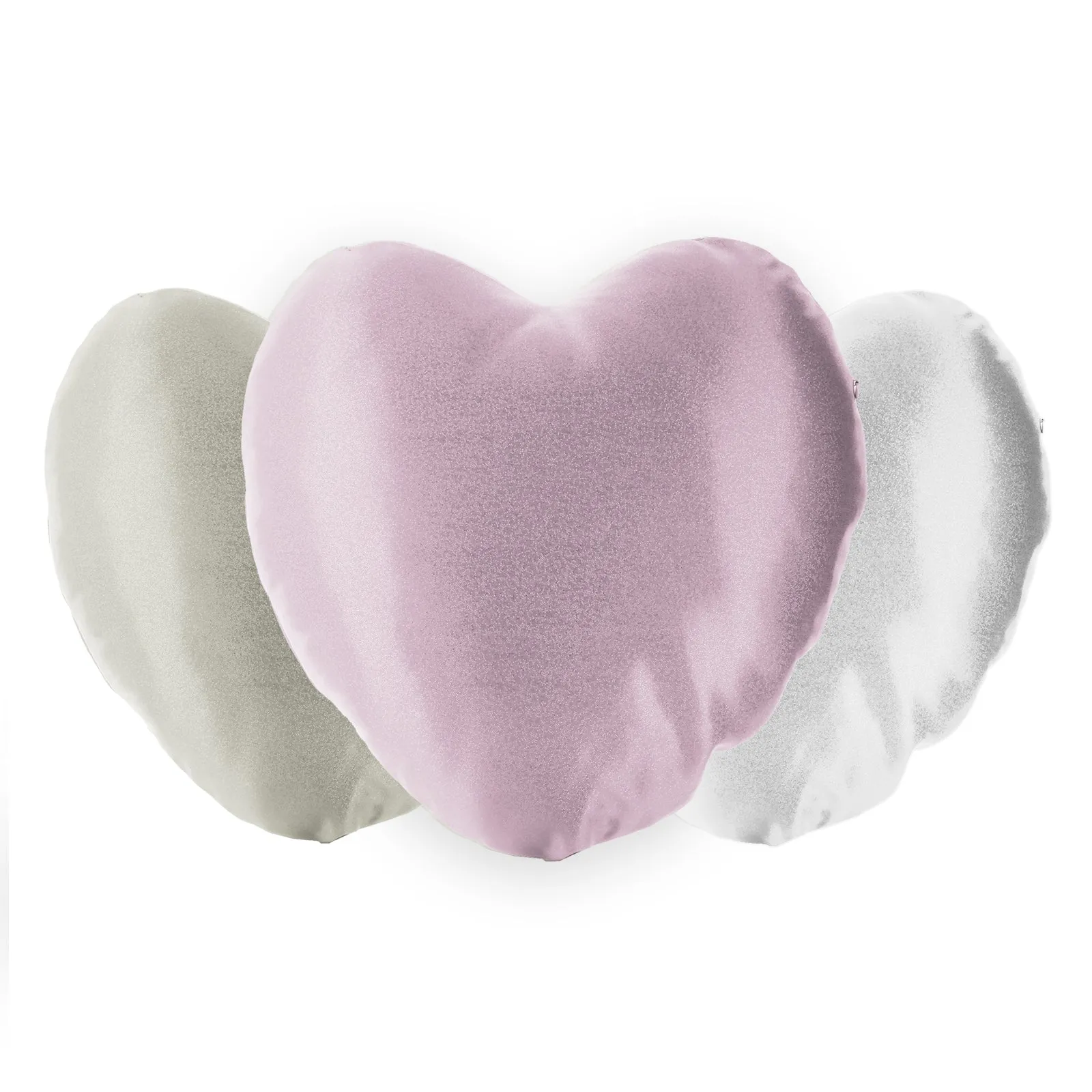 Personalised Glitter Heart Cushion with Elephant Rain Drop Glitter Print and Cute Text
