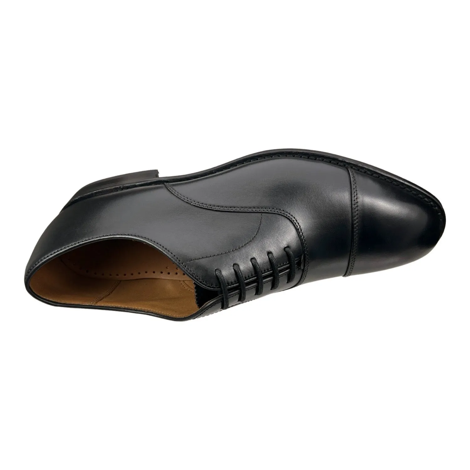 Peter Huber Padova Cap Toe Oxford Black